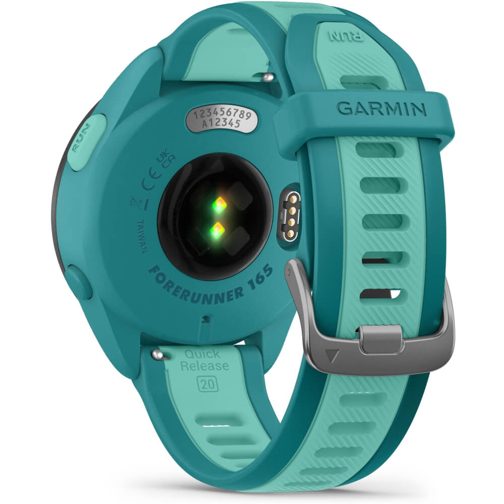 Garmin Forerunner 165 Music Türkis/Aqua smarte Laufuhr bei CardioZone günstig online kaufen