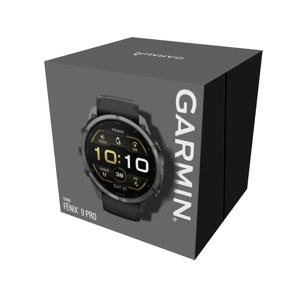 Garmin fenix 9 Pro inReach 51 mm Titan Graphit/Schwarz