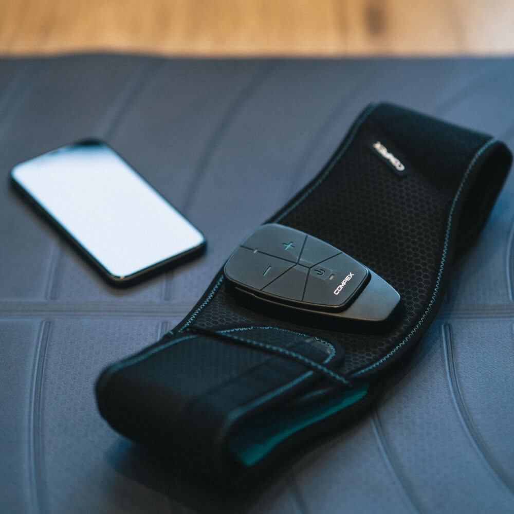 Compex Corebelt 5.0 Bauch und Rückentrainer Set bei CardioZone günstig online kaufen