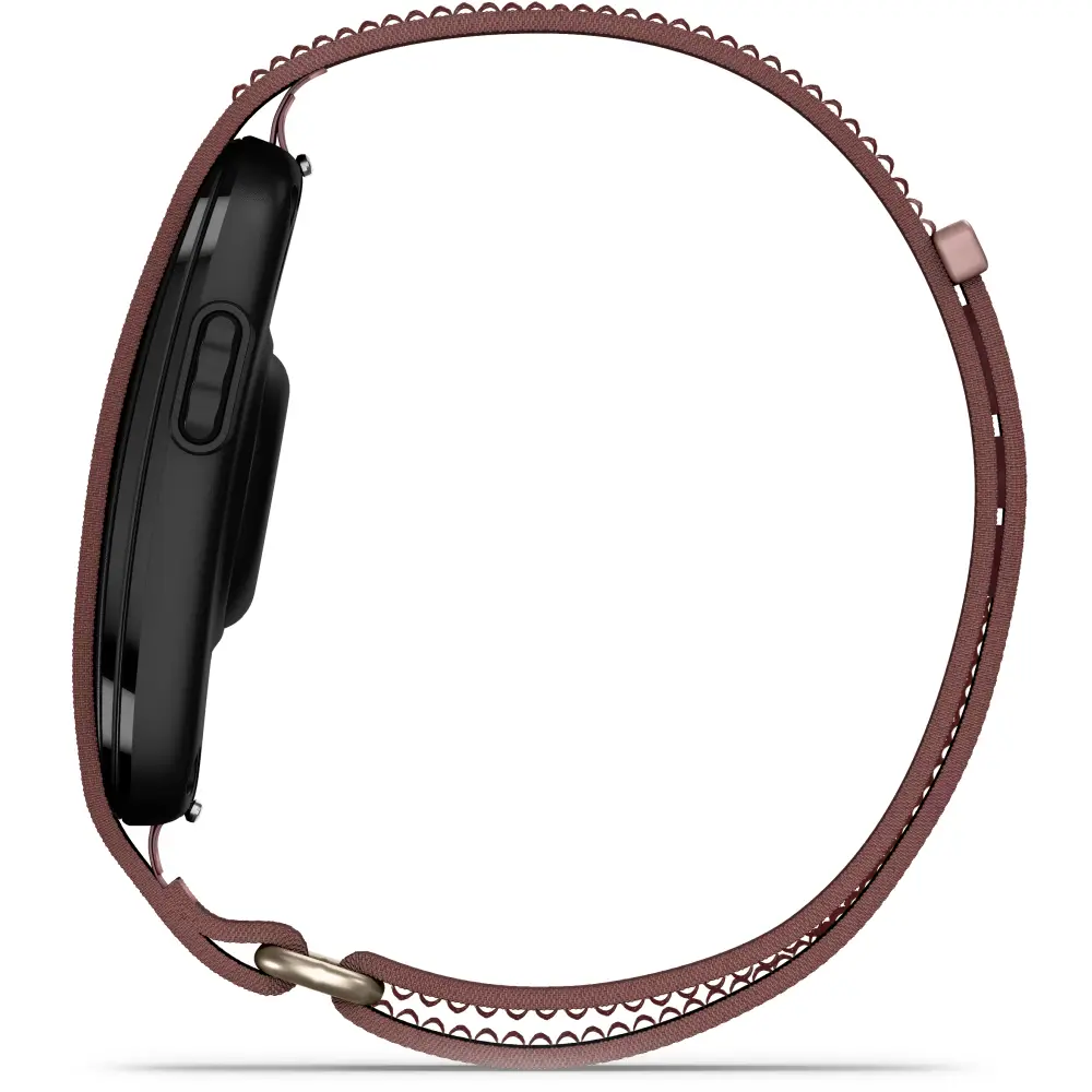 Garmin Cirqa Smart Band Fitness-Tracker ohne Display in Malve, Größe L-XL oder S-M mit lila-beerenfarbenem Textilarmband