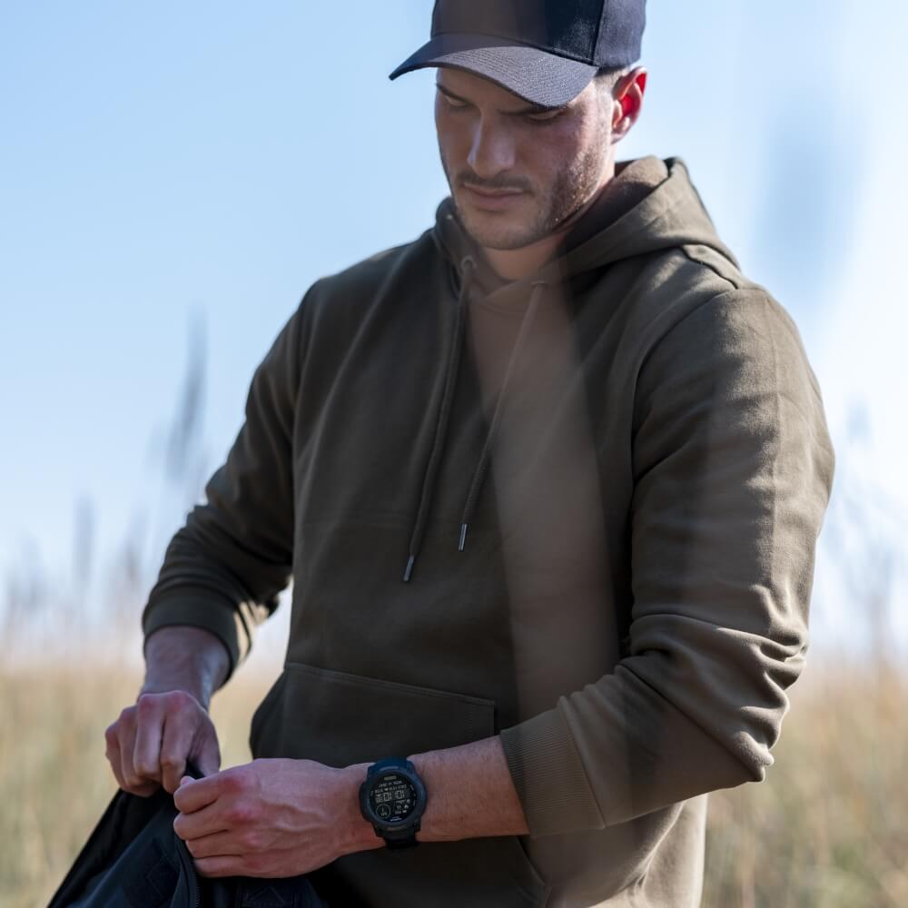 Garmin Instinct 3 Tactical SOLAR 50 mm Schwarz Outdoor Smartwatch bei CardioZone günstig online kaufen