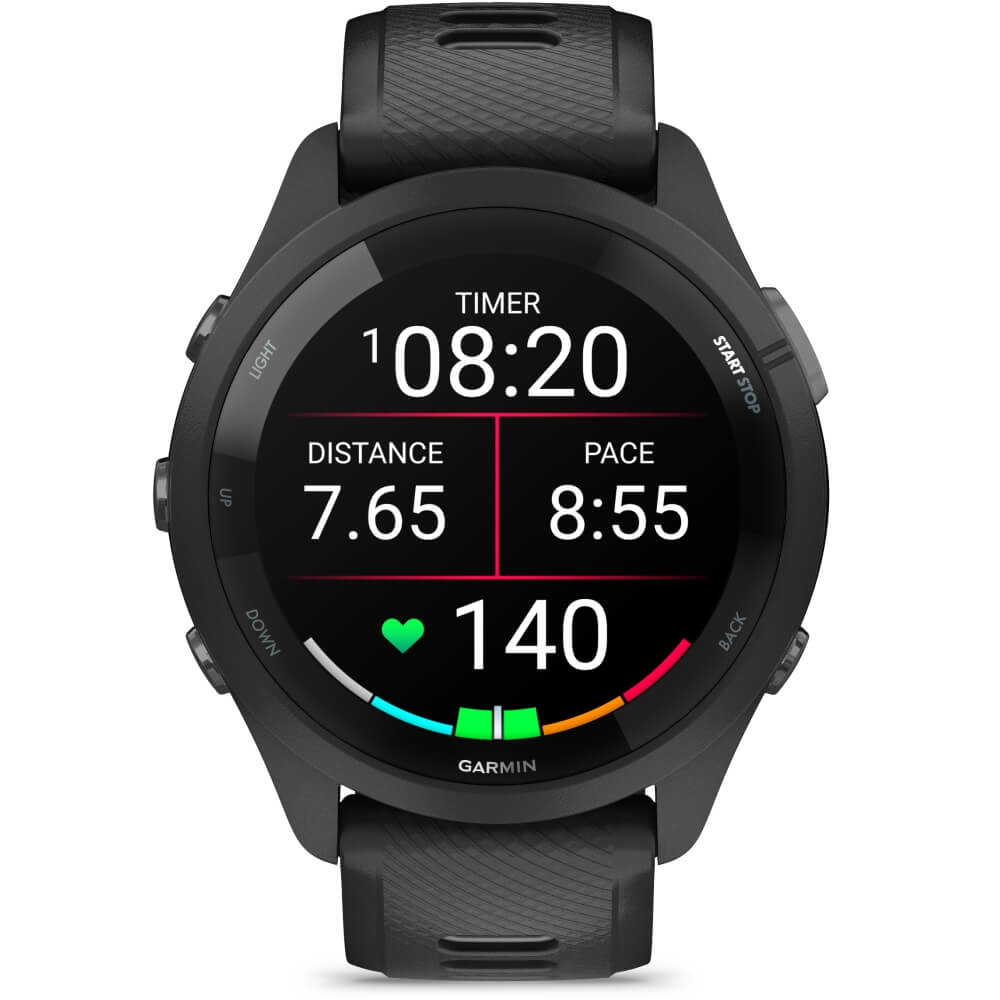 Garmin Forerunner 265 Schwarz - Schwarz/Hellgrau bei CardioZone günstig online kaufen