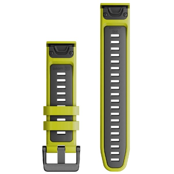 Garmin Quickfit Silikon Armband 22mm Electric Lime/Graphit bei CardioZone günstig online kaufen