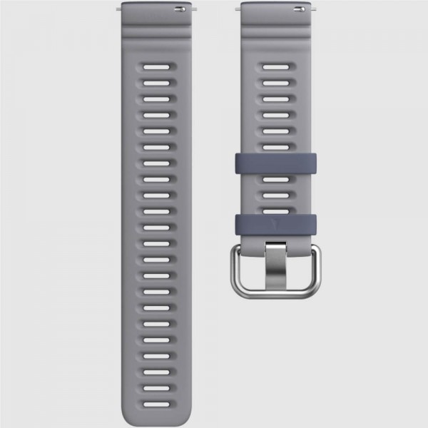 POLAR Armband 22mm Silikon Grau/Silber S-L bei CardioZone günstig online kaufen