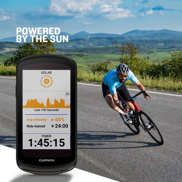 Garmin Edge 1040 Solar Radcomputer mit Garmin Fahrradkarte u. Zubehör bei CardioZone günstig online kaufen