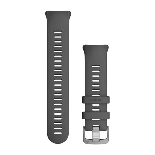 Garmin Schnell-Wechsel Silikon Armband 20mm Grau Anthrazit für Garmin Swim 2 Schwimmuhr bei CardioZone günstig zu kaufen