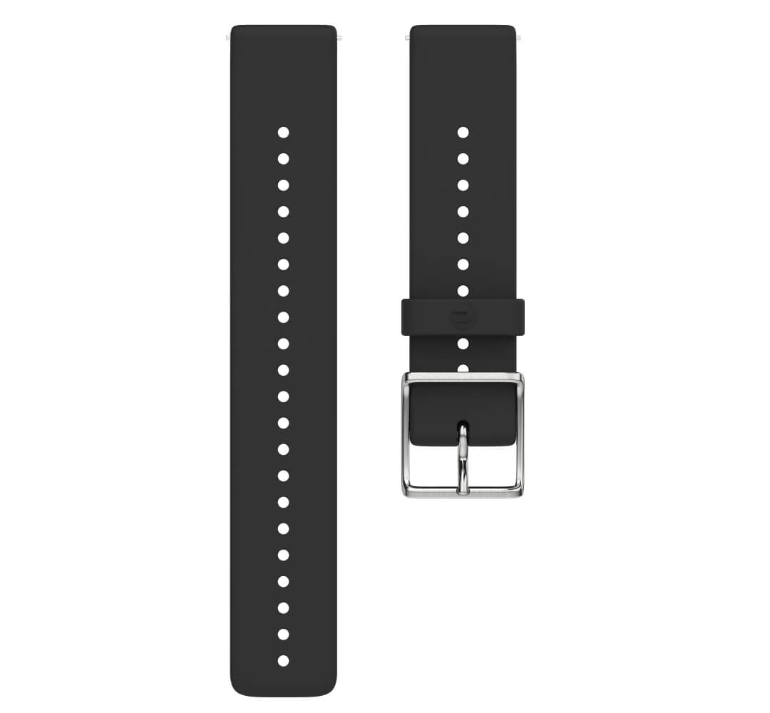 POLAR 20mm Silikon Schnellwechsel-Armband Schwarz günstig online kaufen |  CardioZone Sportgeräte
