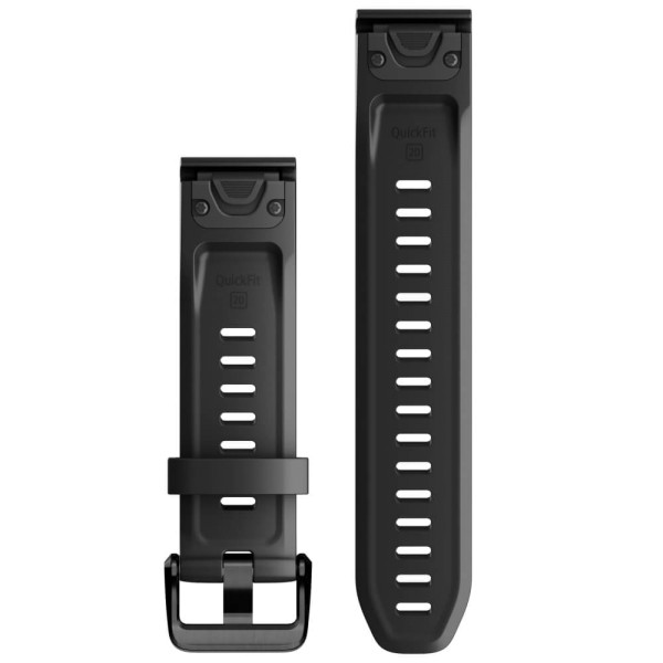 Garmin Quickfit Silikon Armband 20mm Schwarz / Schiefergrau fenix 6S/7S bei CardioZone günstig online kaufen